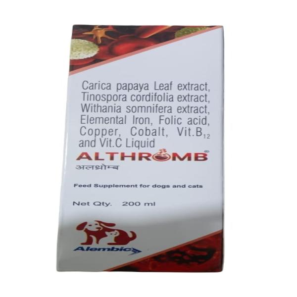 Netmeds | Althromb Feed Supplement For Dog & Cats 200 ml