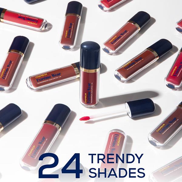 Chambor Liquid Lipstick, Hydrating Creamy Matte Andromache, Extreme Wear Transferproof Liquid Lipstick + HA 6 ml - Liquid Lipsticks