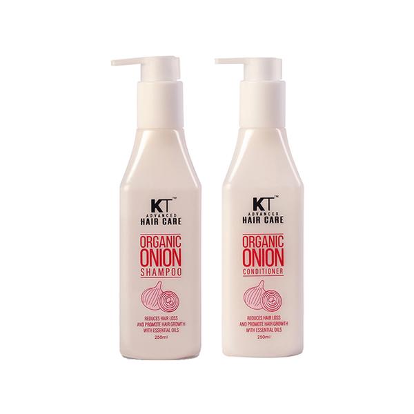 Kehairtherapy Advanced Haircare Organic Onion Shampoo & Conditioner - (Pack Of 2) 500 ml - Straight Hair
