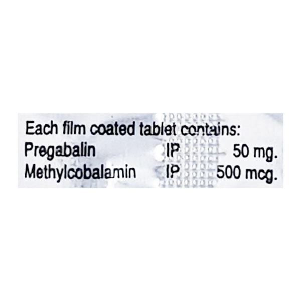Gabawin M 50mg Tablet 10'S - Neuropathic Pain-Dru
