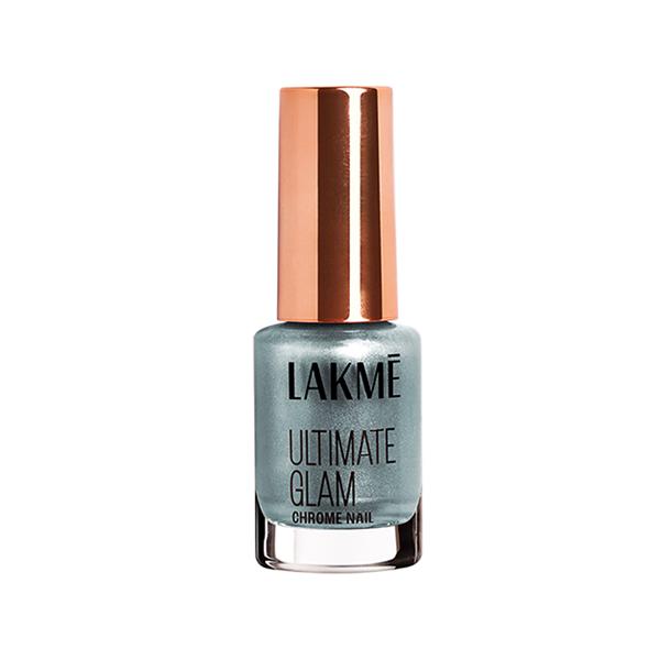 Lakme Ultimate Glam Chrome Nail Mint 6 ml - Nail Polish