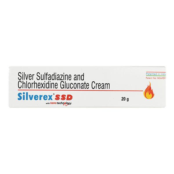 SILVEREX SSD Cream 20gm - Skin Infections-Toa