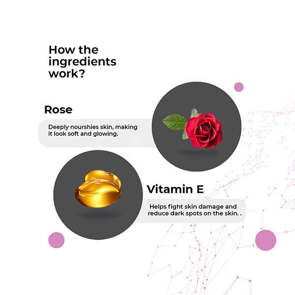 Cosmos by Bewakoof Magic Vitamin Face Sheet With Rose Vitamin E & Bamboo Sheet 25 gm - Sheet Masks