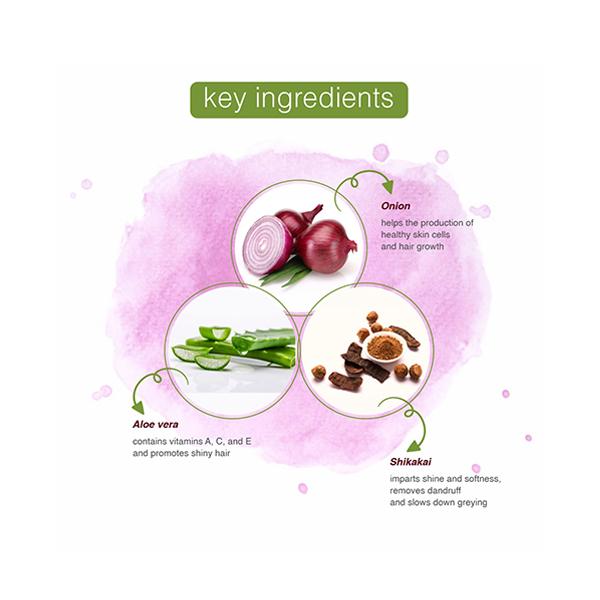 Kehairtherapy Advanced Haircare Organic Onion Shampoo & Conditioner - (Pack Of 2) 500 ml - Straight Hair