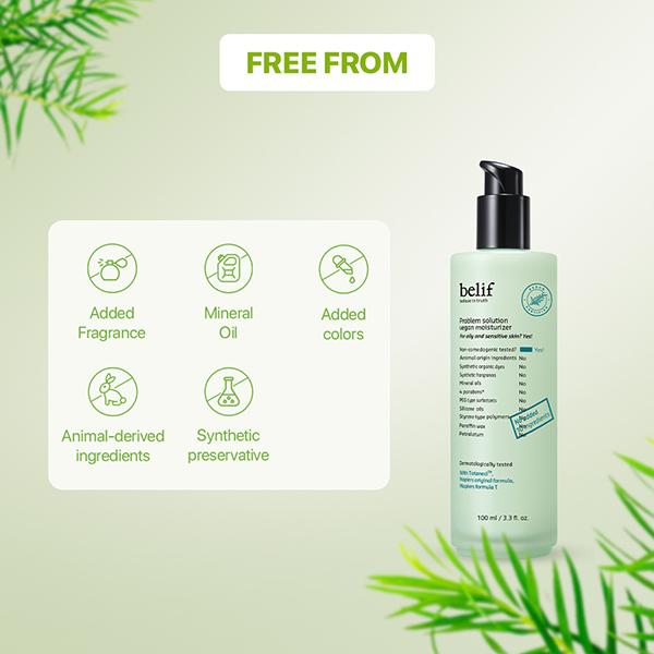 Belif Problem Solution Vegan Moisturizer 100 ml - Face Moisturizers
