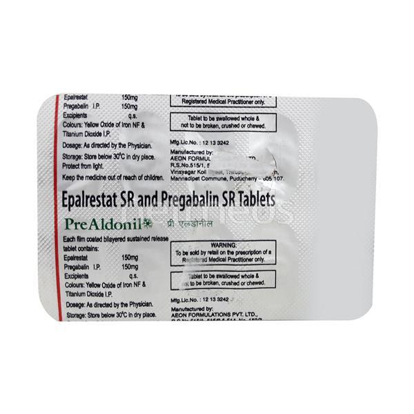 PRE Aldonil 150mg Tablet 10'S - Nootropics And Neurotrophics