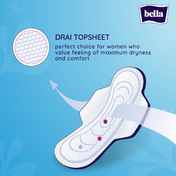 Bella Classic Regular Softi Wings Sanitary Pads 8's - Sanitary Napkins