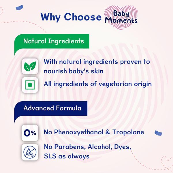 Chicco Baby Moments Baby Caring Set Pink 100 gm - Baby Body Wash