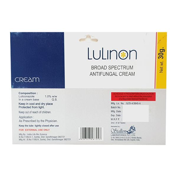 LULINON Cream 30gm - Fungal Infections-Taa