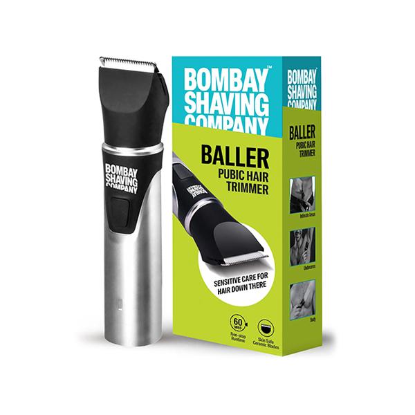 Netmeds | Bombay Shaving Company Baller Pubic Hair Trimmer For Men, Safe Ceramic Blades, Type C Charging, Ipx6 110s 110's