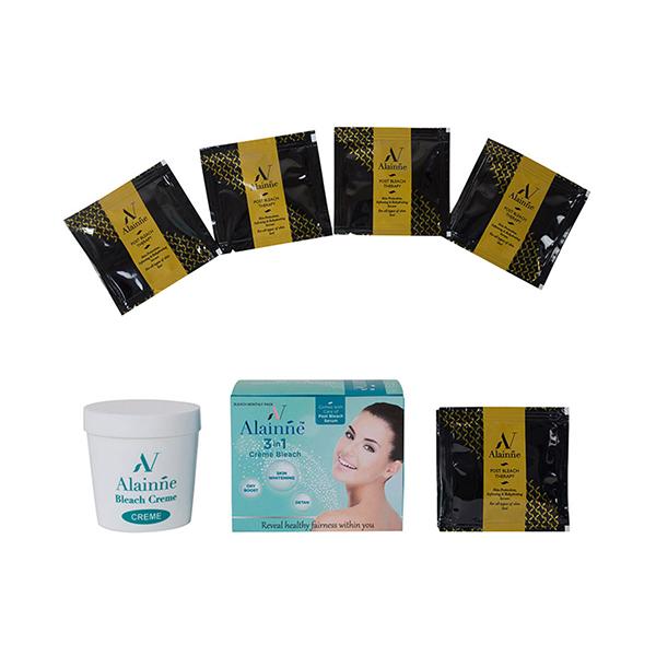 Alainne 3In1 Cream Bleach 142 gm - Masks & Peels