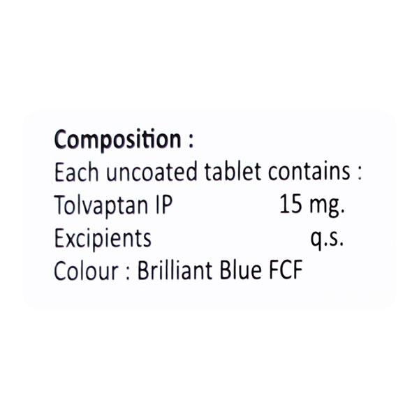 TOLVARISE 15 Tablet 4's - Hyponatremia