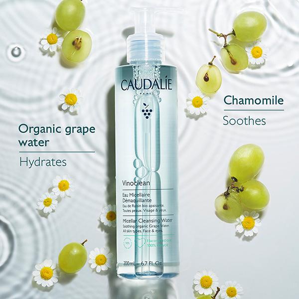 Caudalie Vinoclean Micellar Cleansing Water 200 ml - Make Up Removers