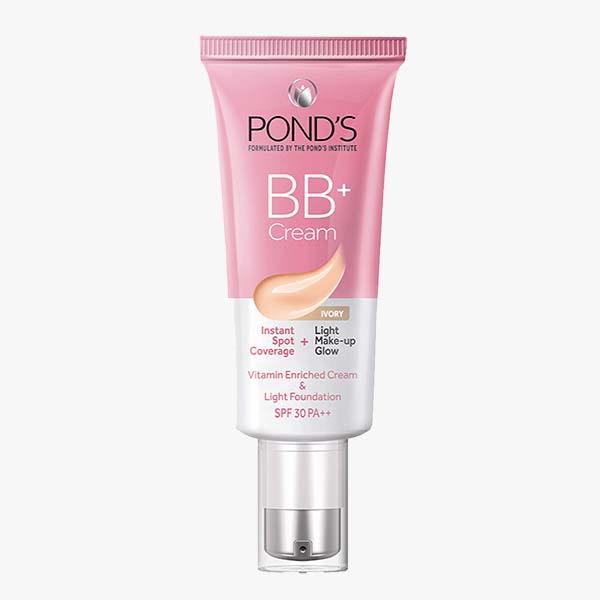 POND'S BB+ Cream, Instant Spot Coverage + Light Make-up Glow, Ivory 30 gm - Face Moisturizers