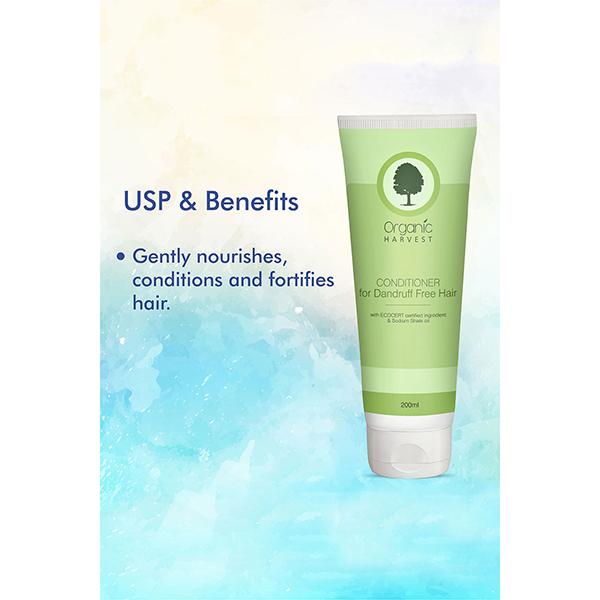 Organic Harvest Hair Conditioner - Dandruff free Hair 200 ml - Conditioners