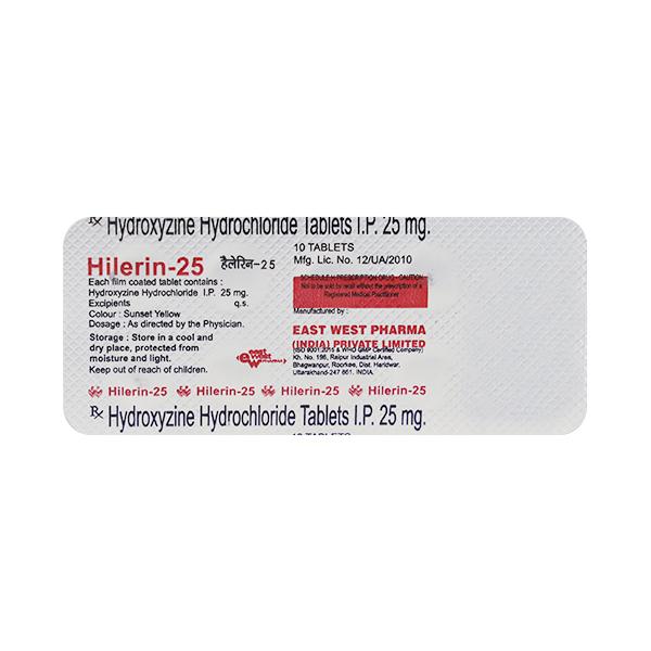 Netmeds | Hilerin 25mg Tablet 10'S