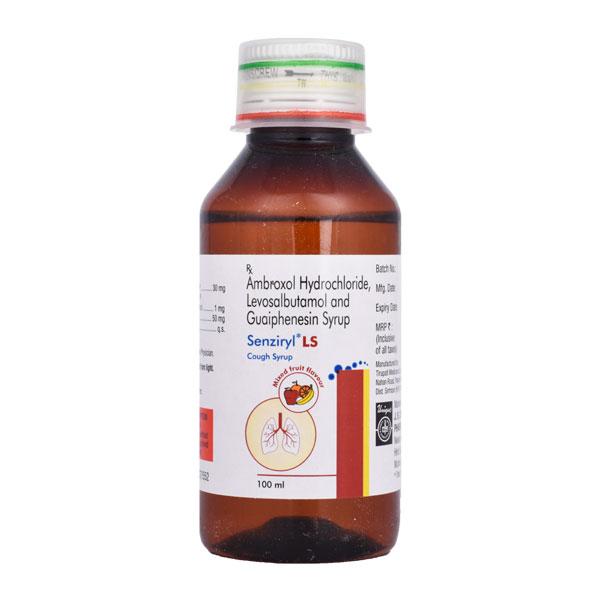 SENZIRY LS Mixed Fruit Flavour Cough Syrup 100ml - Cough And Cold-Cou