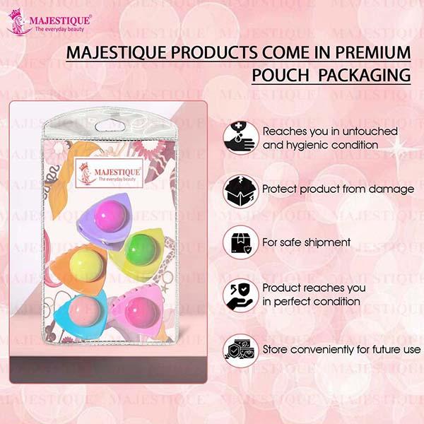 Majestique Stylish Premium Matte Plastic Hair Clutcher, Claw Clip, For Women, Girl Multicolor 5's - Hair Clips/Bands