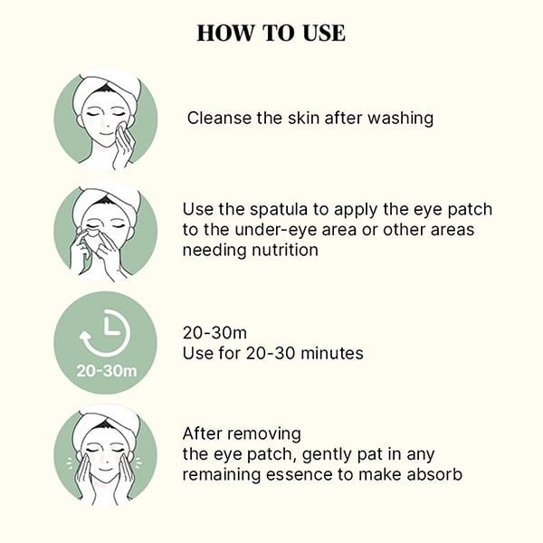 Mixsoon Bean Hydrogel Eye Patch Soothing & Firming Korean Eye Care Treatment 60's - Eye Masks
