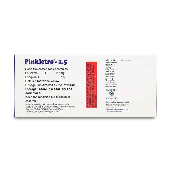 PINKLETRO 2.5 Tablet 5's - Cancer Oncology-Hor