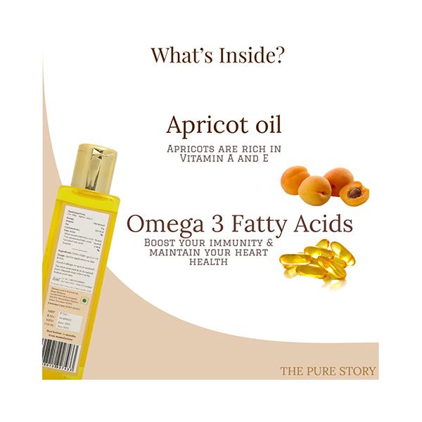 The Pure Story Apricot Oil Pure Natural Cold Pressed 100ml - Face Oils