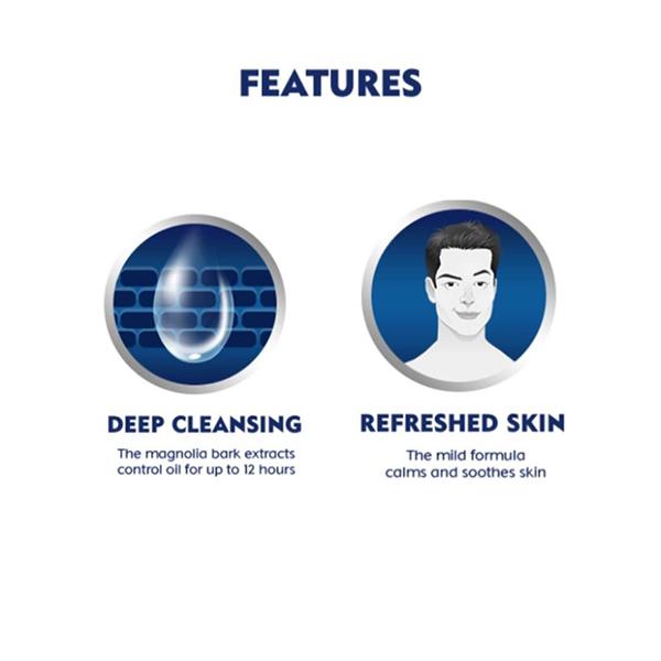 Nivea Men Oil Control 10X Vitamin C Effect Face Wash 50 gm - Face Wash & Cleansers