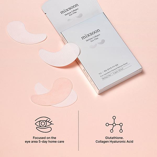 Mixsoon Melting Collagen Eye Film Intensive Firming & Wrinkle Care Eye Treatment 1's - Eye Masks