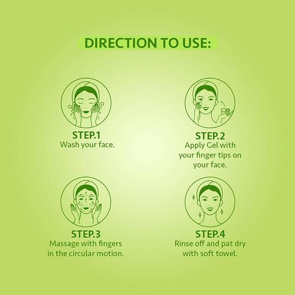 Berina Go Glow By Berina Aloevera & Tea Tree Extract Face Gel 500 ml - Face Gels