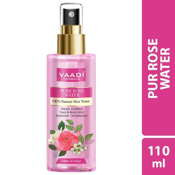 Netmeds | Vaadi Herbals Rose Water - 100% Natural & Pure 110 ml