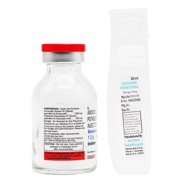 Sensiclav 1000/200mg Injection 1'S - Bacterial Infections-Pen