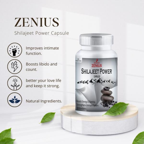 Zenius Shilajeet Power Capsule 30's - Other Supplements