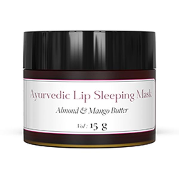 Netmeds | Sadhev Ayurvedic Lip Sleeping Mask with Almond and Mango Butter 15 gm