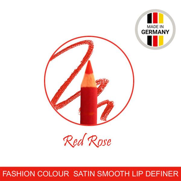 Fashion Colour Satin Smooth Lip Definer, 5 Red Rose 1.41 gm - Lip Liners