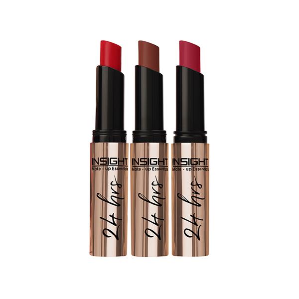 Insight Cosmetics 24 Hrs Non Transfer Matte Lipstick 3's - Lipsticks