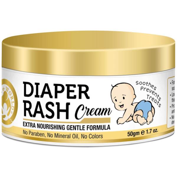 Mom & World Diaper Rash Cream 50 gm - Rash Creams