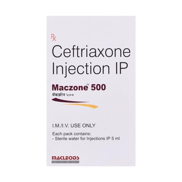 MACZONE 500mg Injection 1's - Bacterial Infections-Cep