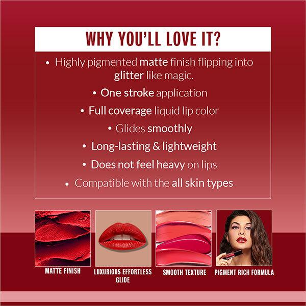 Netmeds | Colorbar Starry Flip Lipcolor SFI 5 3.5gm