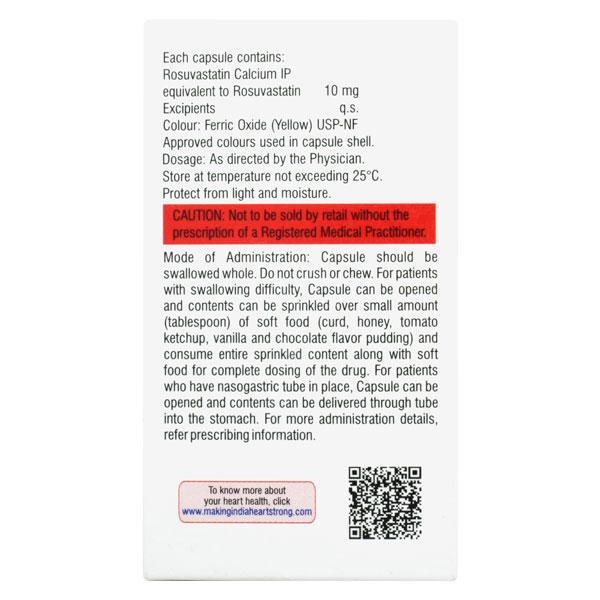 ROSUVAS 10 SPRINKLE Capsule 30's - High Cholesterol-Dys