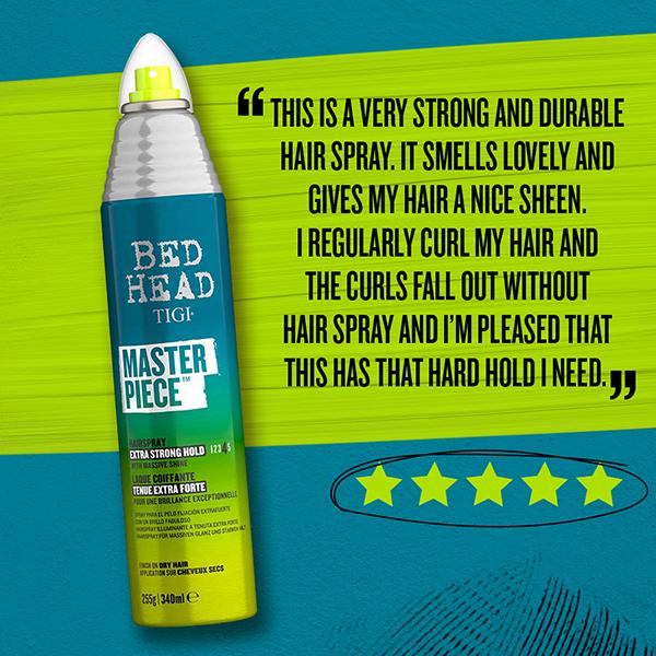TIGI Bed Head Master Piece Hair Spray with Extra Strong Hold 340 ml - Hair Sprays & Mists