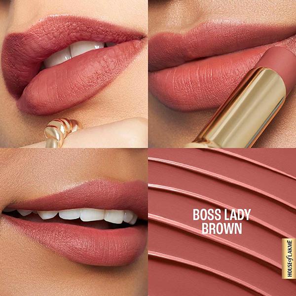 Lakme 9To5 Hya Matte Lipstick Boss Lady Brown 3.6 gm - Lipsticks