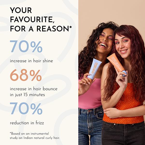 Fix My Curls Curl Quenching Moisture Styling Duo for Curly, Wavy, Dry, Frizzy Hair, Enriched with Aloe Vera, Chia Seed, and Flax Seed 50gm Each 2's - Hair Sets & Kits