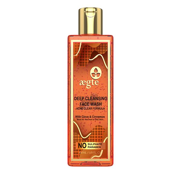 Netmeds | Aegte Deep Cleansing Face Wash With Acne Clear Formula 100 ml