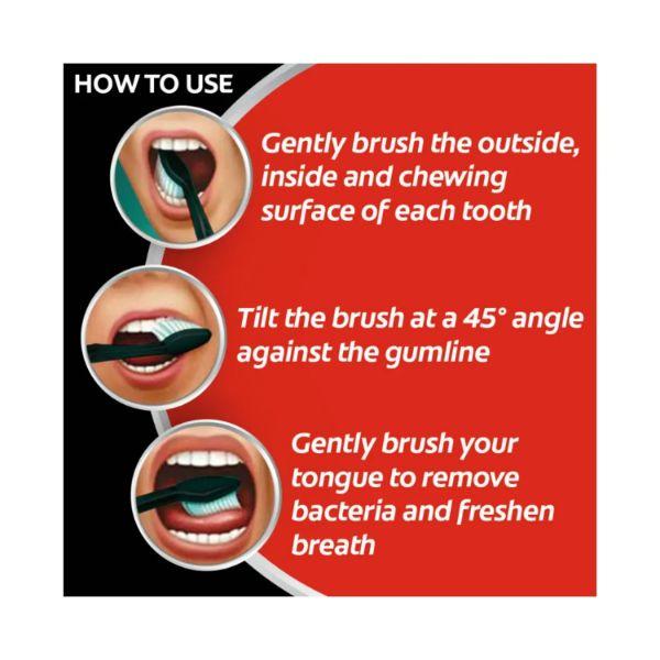 Colgate-Palmolive, Colgate Slim Soft Charcoal Toothbrush - (4 Pcs) (Buy 2 Get 2 Free) 1's - Toothbrushes