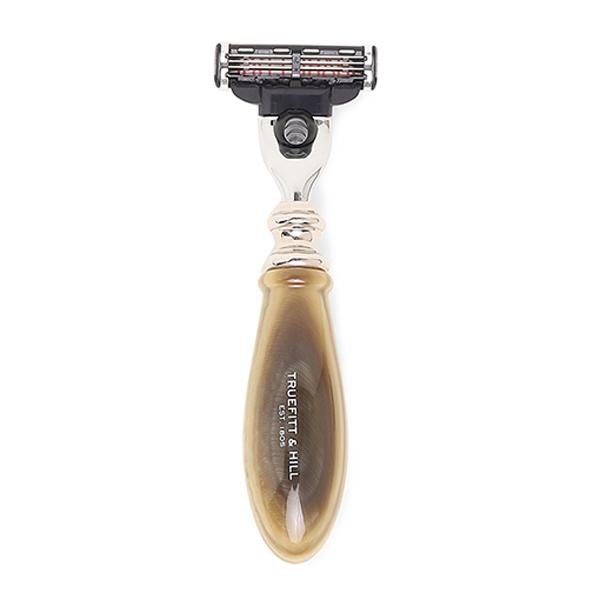 Truefitt and Hill Faux Horn Mach 3 Razor Chrome Regency Essential Grooming Collection For Men 1's - Razors & Cartridges