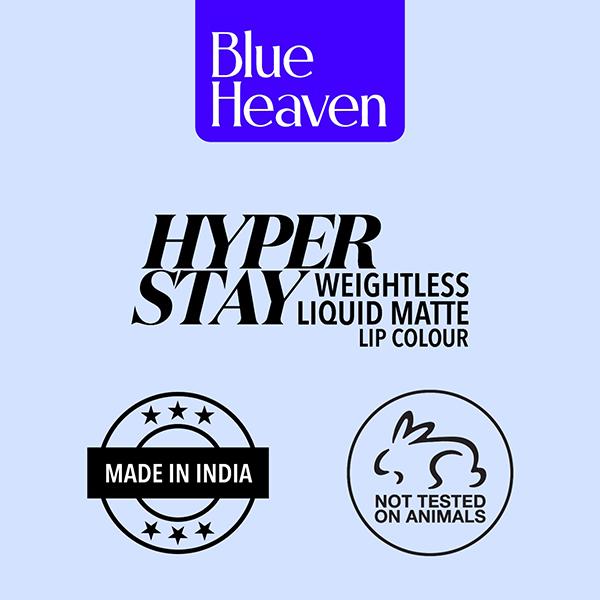 Blue Heaven Hyper Stay Weightless Liquid Matte Red 01 6ml - Liquid Lipsticks