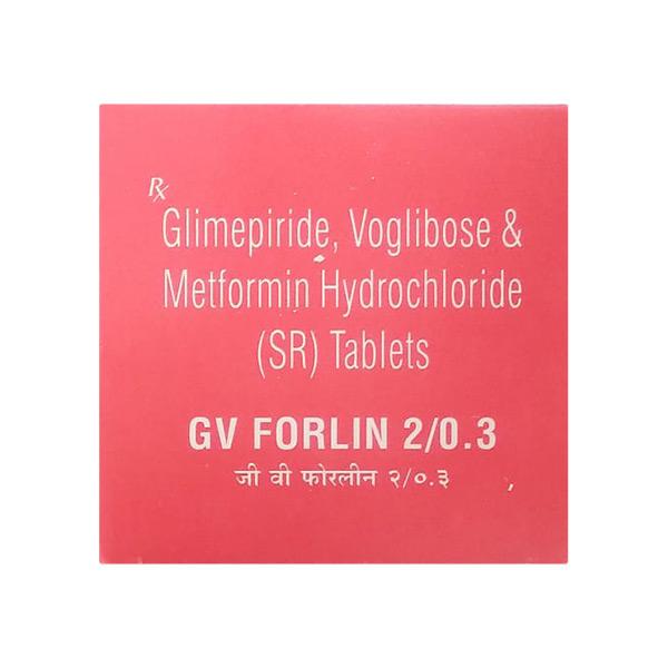 GV FORLIN 2/0.3 Tablet 15's - Diabetes-Ant