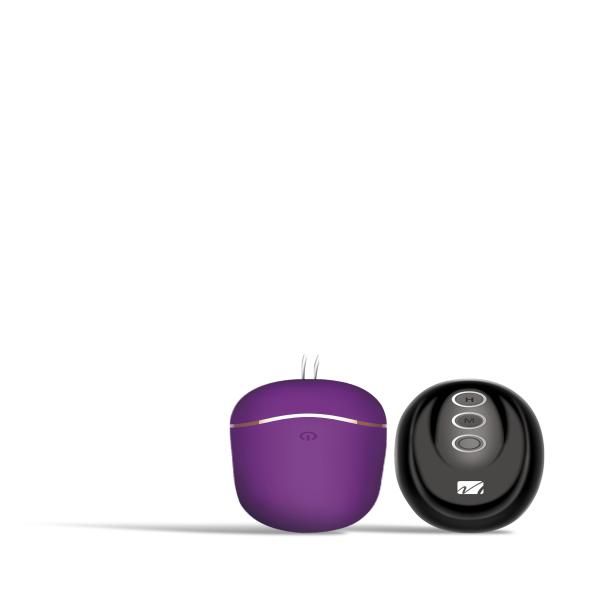 MsChief Electro Massager Pleasure Egg with Remote & 12 Frequencies Vibrating Body Massager 1's - Massagers And Vibrators
