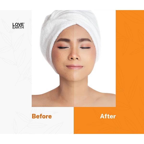 Love Earth Vitamin C Face Wash With Pure Vitamin C, Ashwgandha & Aloe Vera Extracts 100 ml - Shower Gels & Body Wash