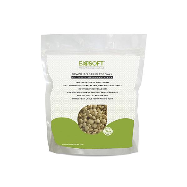 Biosoft Vanilla Stripless Beads Wax 500 S gm