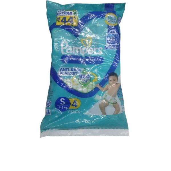 Netmeds | Pampers All Round Protection Diaper Pants (S) 4's